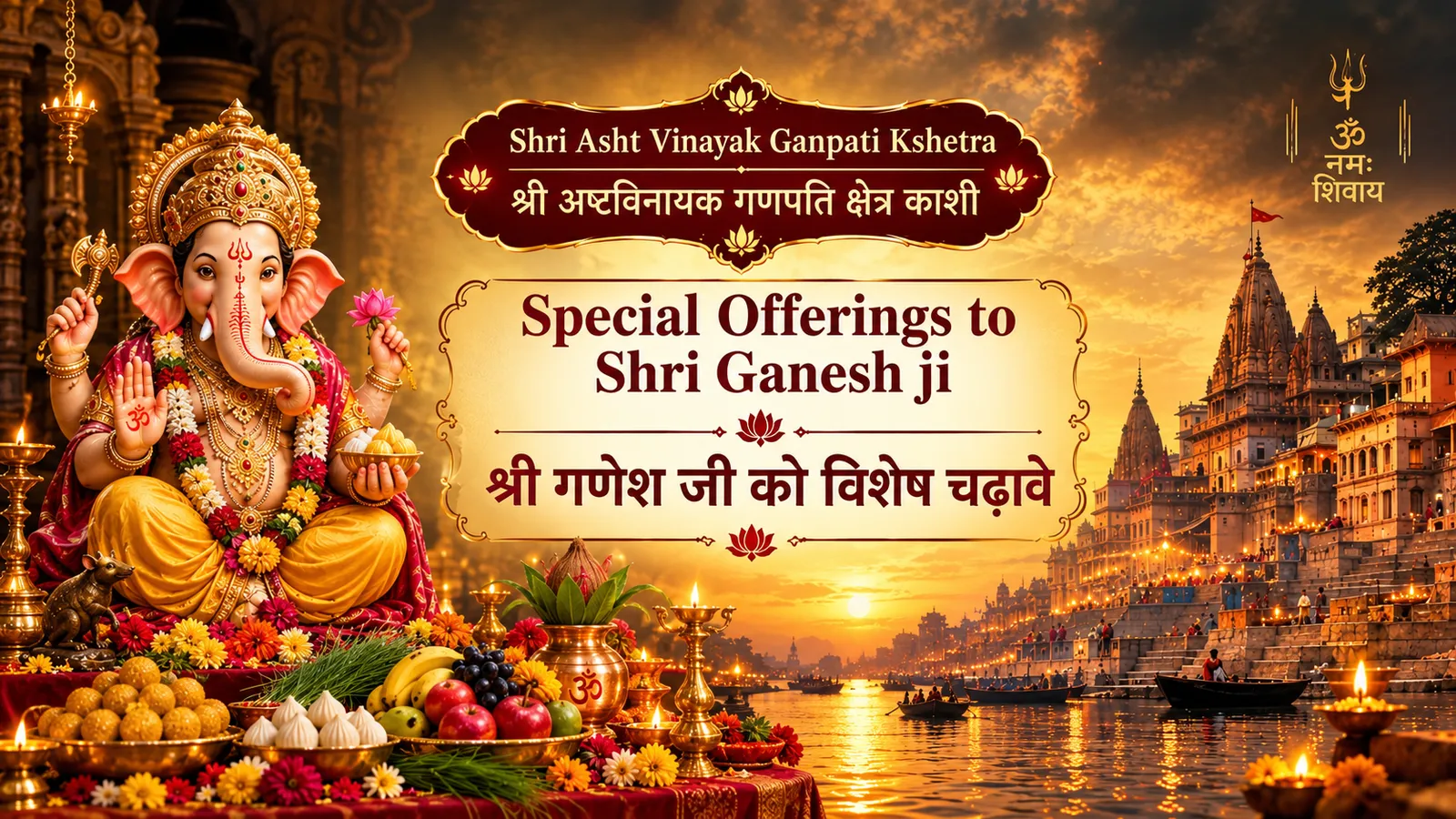 Chaturthi Vishesh: Ashta Vinayak Special Offerings to Shri Ganesh ji
