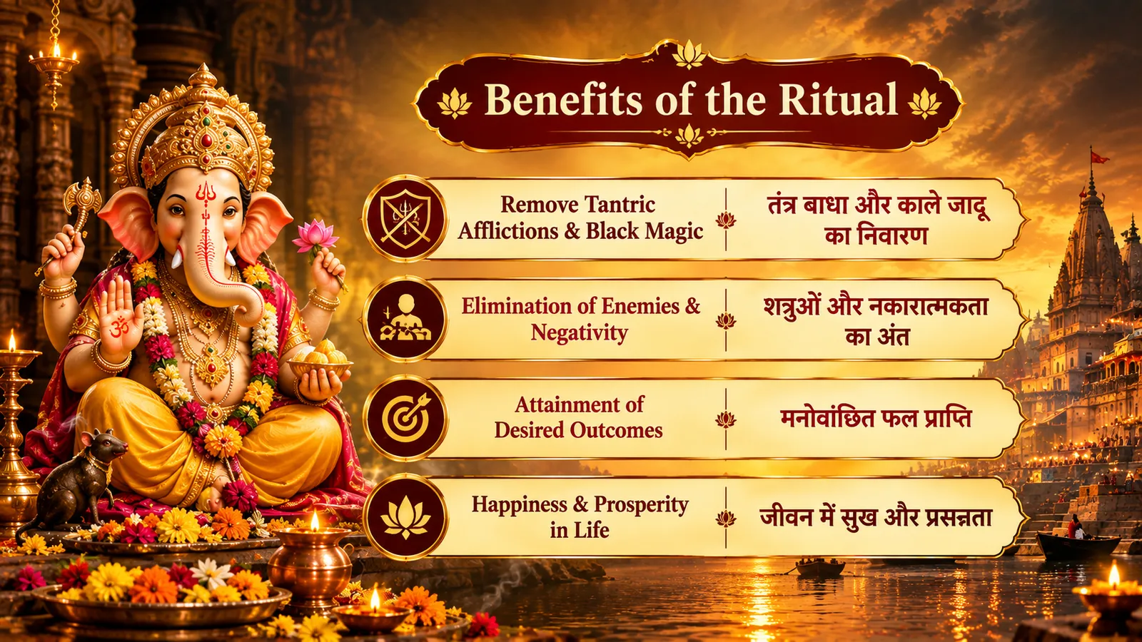 Chaturthi Special : Uchchishta Ganapati Puja & Ashta Vinayak Yagya to Remove Black Magic, Evil Eye, Enemy & Negativity and to Gain Happiness & Prosperity thumbnail 2