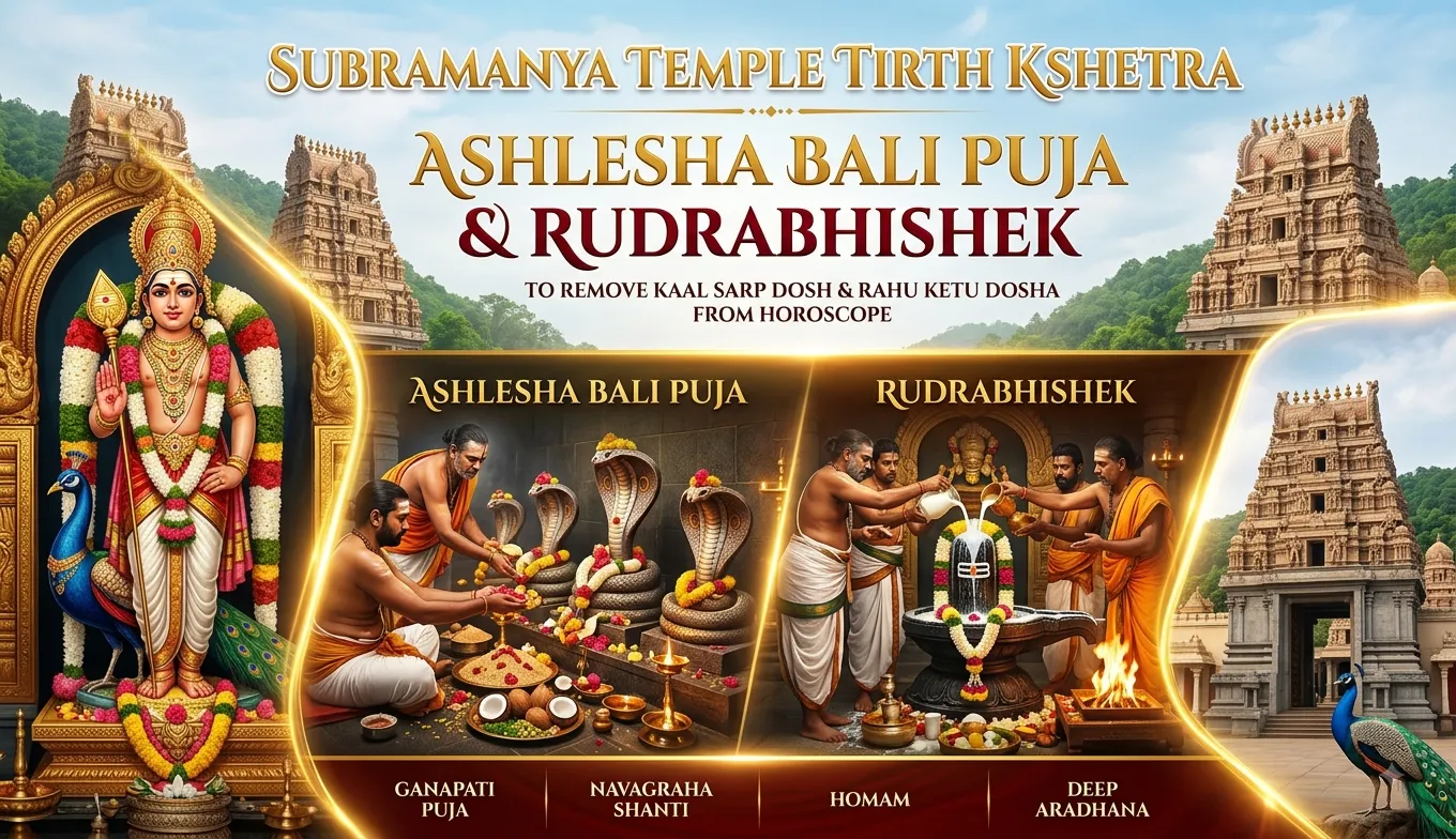 Shashthi Vishesh: Ashlesha Bali Puja & Rudrabhishek to Remove Kaal Sarp Dosh & Rahu Ketu Dosha from Horoscope