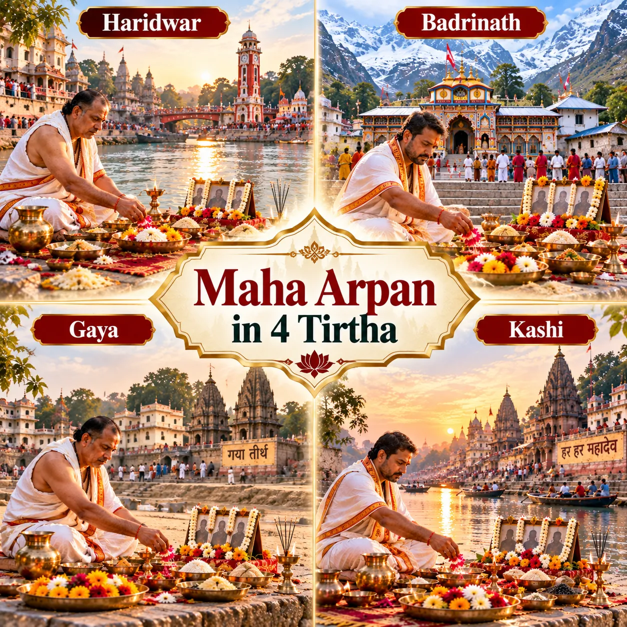 Maha Arpan at Four Tirth Kshetra