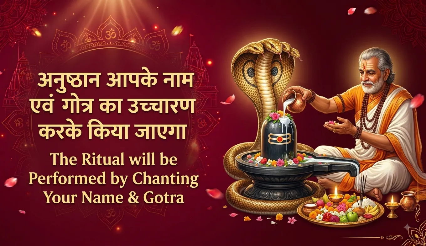 Shashthi Special : Nag Dosha Parihar Puja and Rudrabhishesk to Remove Pitra Dosha & Sarp Dosha from Kundali thumbnail 3