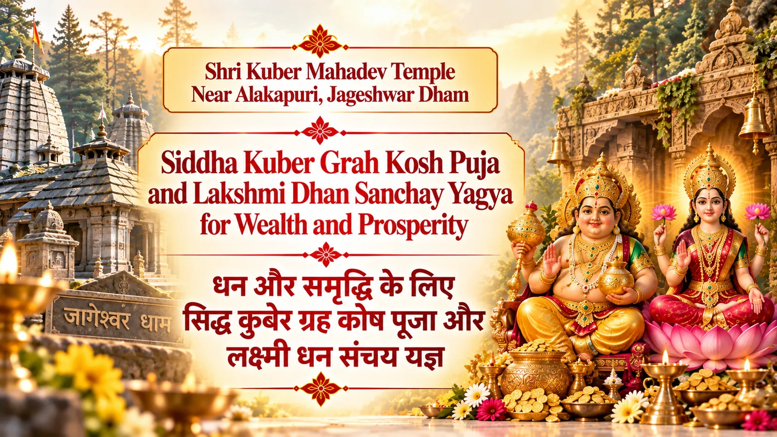 Ekadashi Special - Siddha Kuber Grah Kosh Puja and Lakshmi Dhan Sanchay Yagya for Wealth and Prosperity